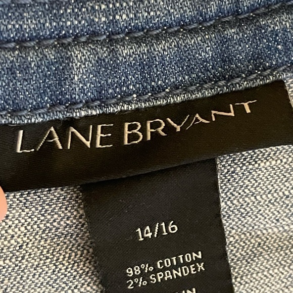 Lane Bryant Jean Swing Vest Size 14/16 - Picture 4 of 6